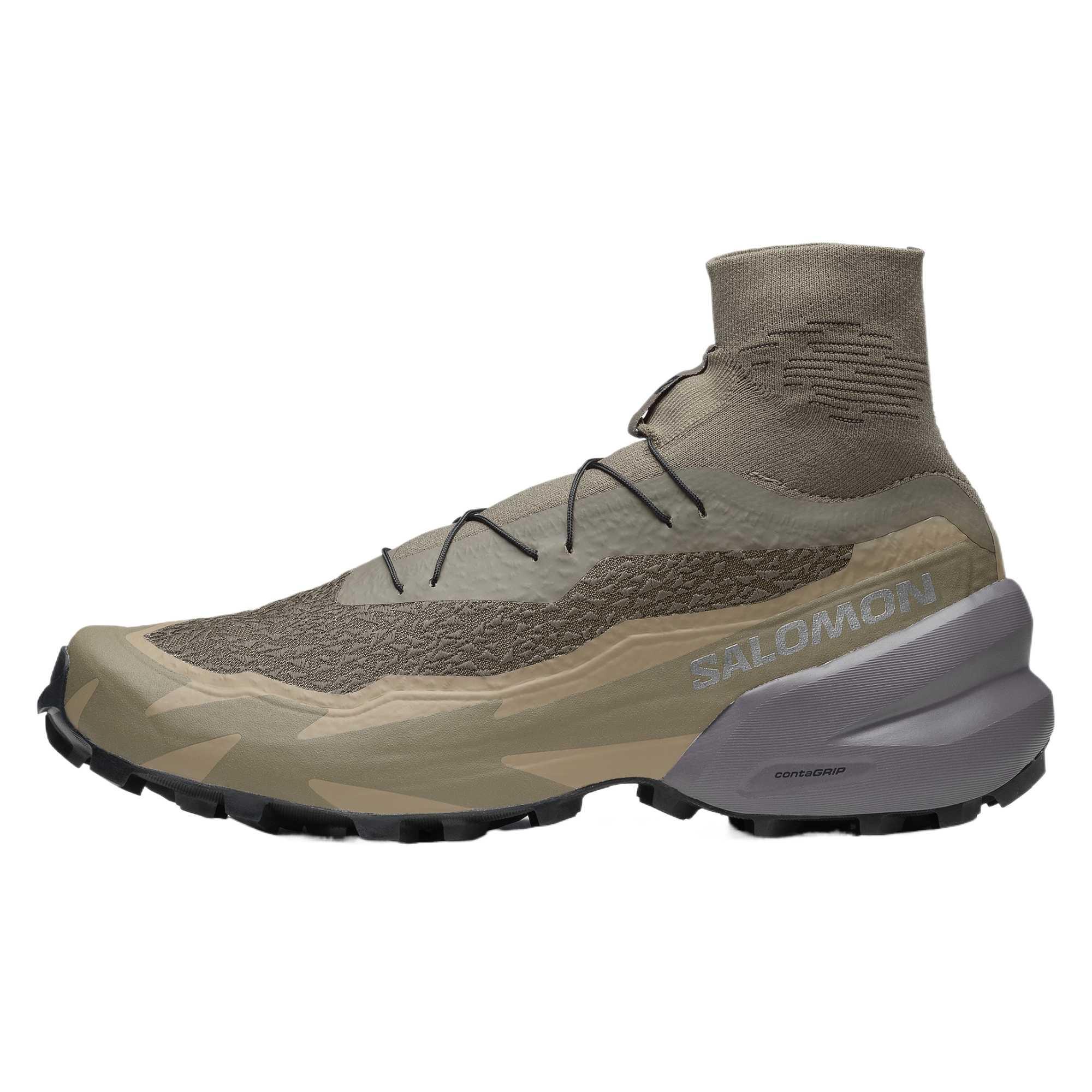 SALOMON SPEEDCROSS ADVANCED Comfortable Textile, Synthetic Leather Impact Resistant Impact resistant Mid top