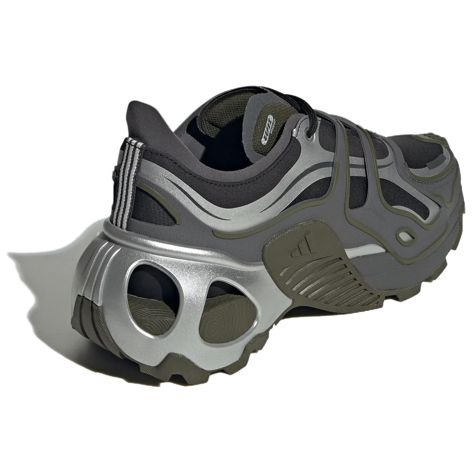Adidas Wonder Runner Slip Resistant Abrasion Resistant Low top Running Shoes Unisex Black Gray