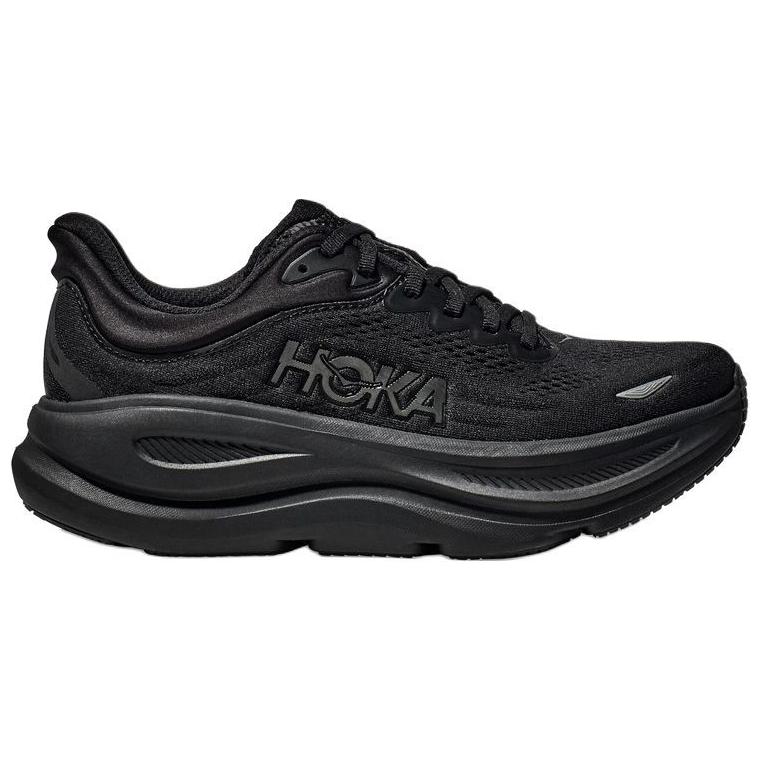 HOKA ONE ONE Bondi 9 Slip Resistant Abrasion Resistant Low top Casual City Commuting Running Shoes Men’s Black