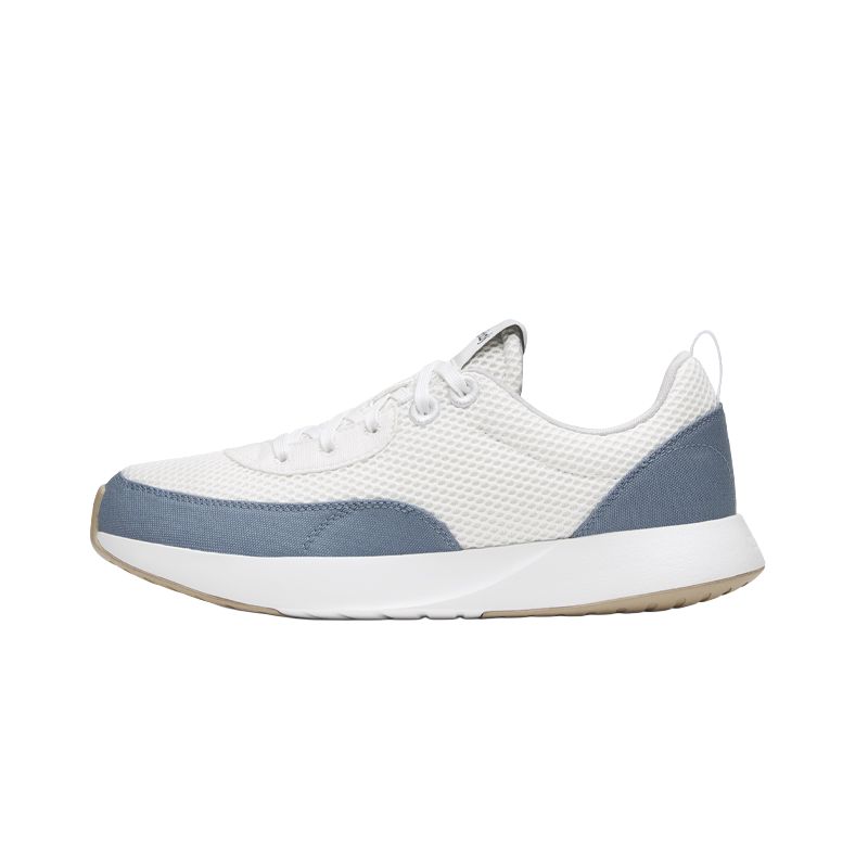 Allbirds Slip Resistant Abrasion Resistant Low top Casual City Commuting Running Shoes Men’s White Blue