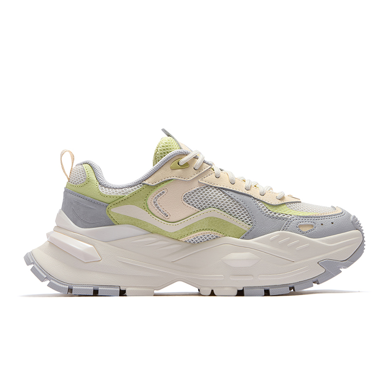 FILA FUSION BIANCO IV Candy Shoes 4 Abrasion Resistant Low top Casual Running Shoes Women’s White Green