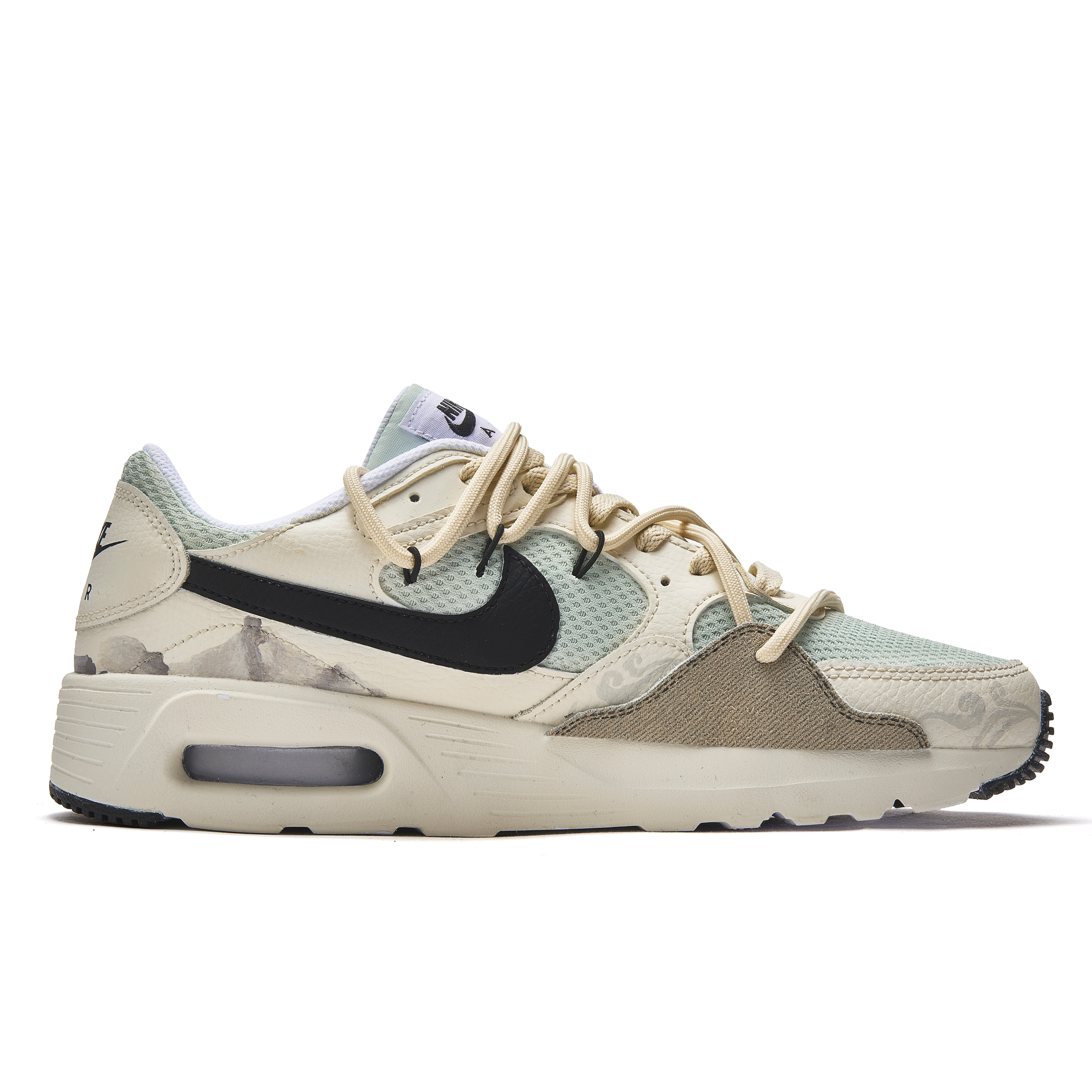 Nike Air Max SC Slip Resistant Slip Resistant Low top Running Shoes Men’s Gray Green