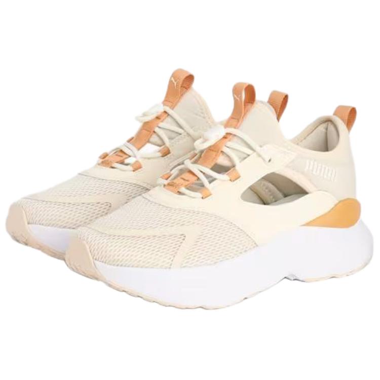 PUMA SOFTRIDE Mayve Textile, Artificial Leather Slip Resistant Abrasion Resistant Low top Running Shoes Women’s