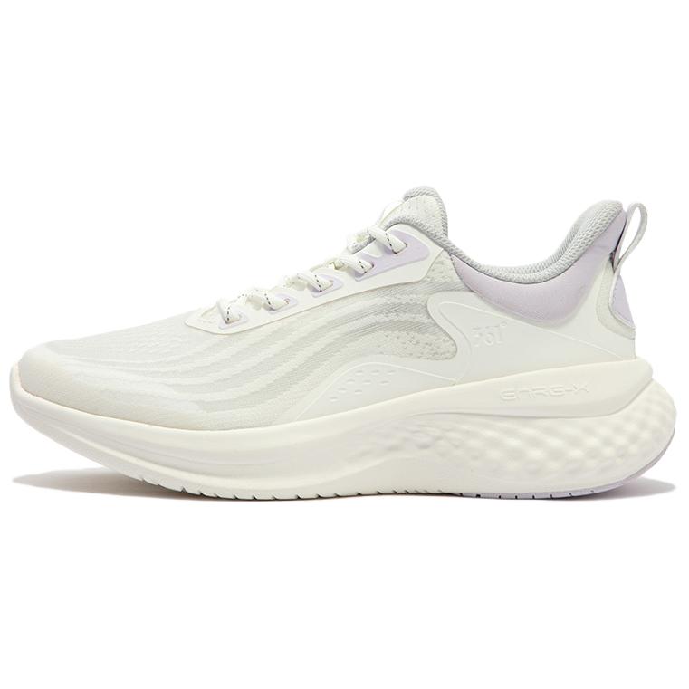 361° Cushioning Breathable Low top Running Shoes Women’s White Purple