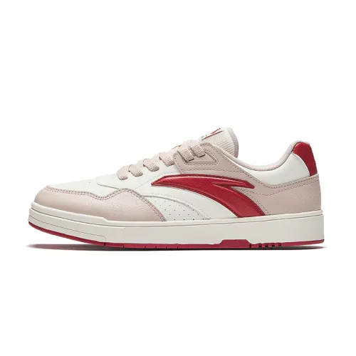Anta Basic Low top Basic Skateboard Shoes Women's White Red