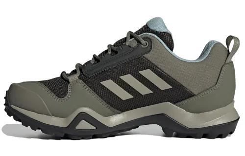 Adidas Terrex AX3 GTX Gore Te Athleisure Breathable Low top Outdoor Shoes Women's Black Green