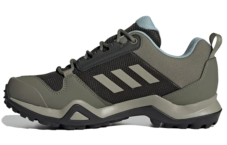 Adidas Terrex AX3 GTX Gore Te Athleisure Breathable Low top Outdoor Shoes Women's Black Green