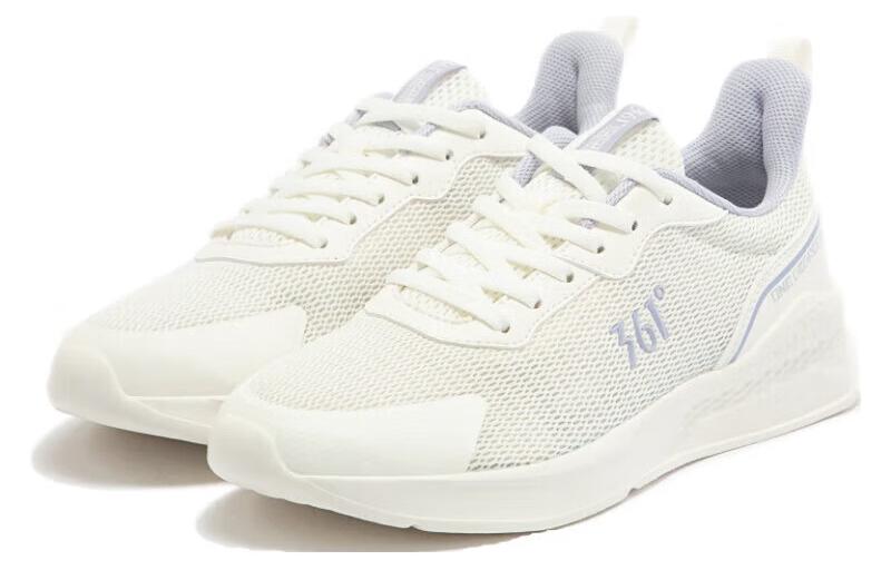 361° Abrasion Resistant Breathable Abrasion Resistant Breathable Low top Running Shoes Women’s White Purple