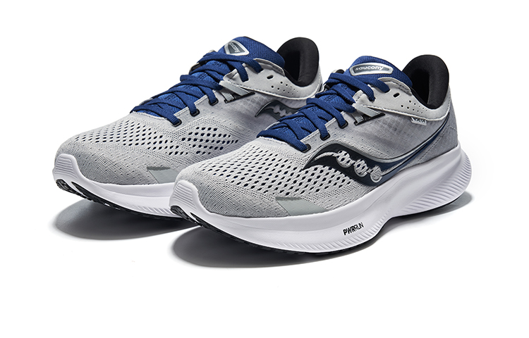 Saucony Ride Yutu 16 Comfortable Cushioning Slip Resistant Abrasion Resistant Low top Running Shoes Men’s Gray Black