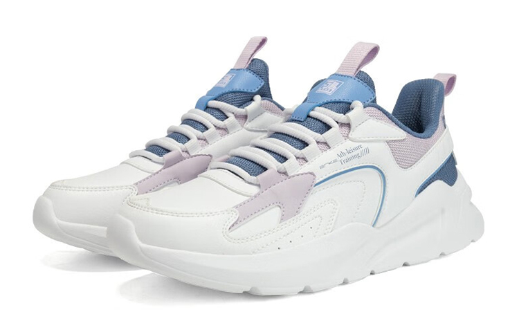 Erke Low top Running Shoes Women’s White Purple Blue