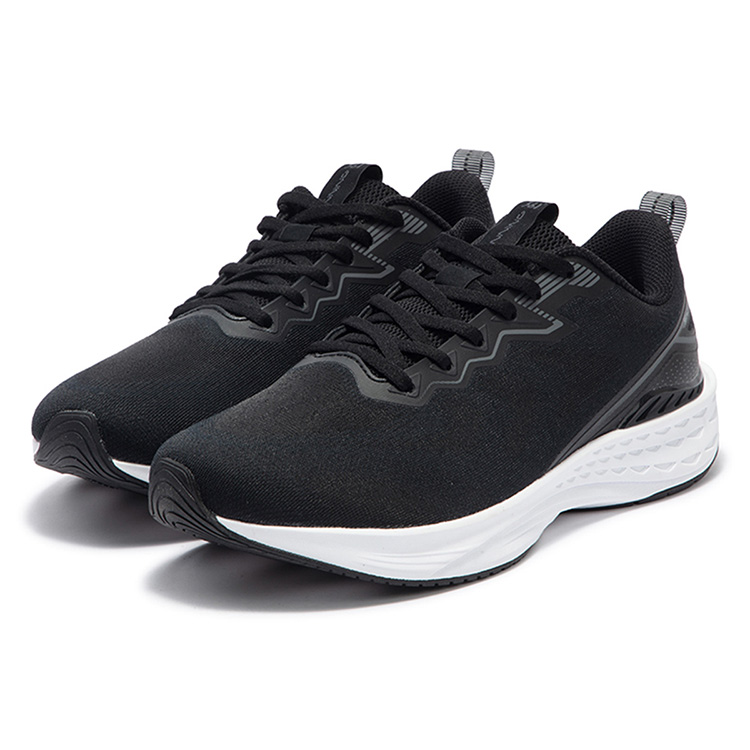 361° Flying Fish 3.0 Cushioning Slip Resistant Abrasion Resistant Low top Casual Running Shoes Men’s Black White