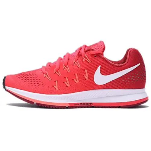 Nike Air Zoom Pegasus 33 Bright Crimson White Gym Red Bright Mango Women's