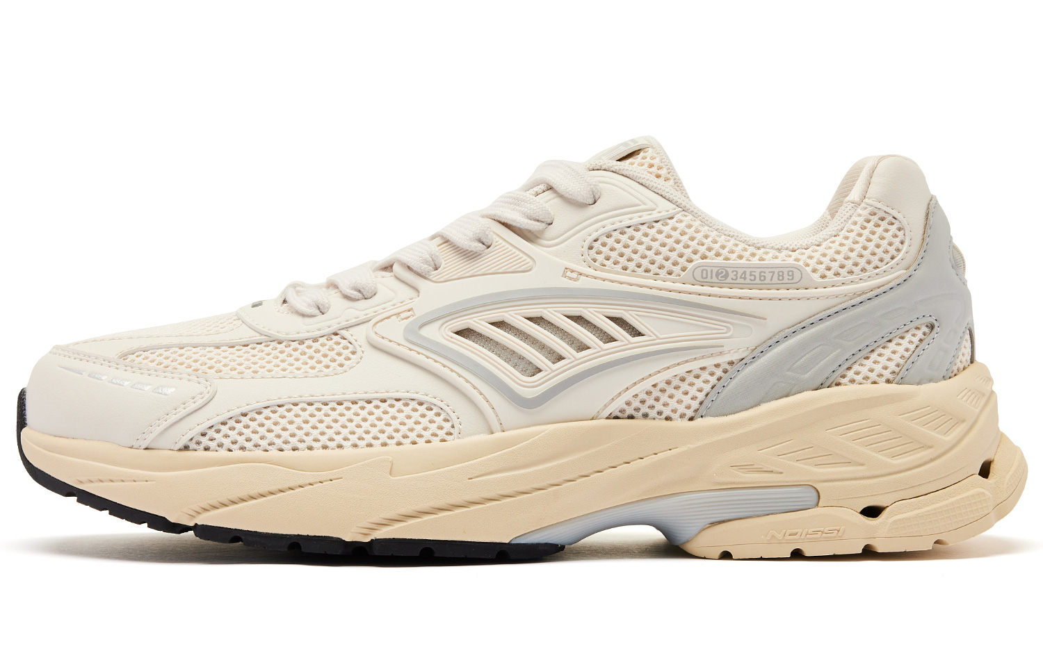 QIAODAN Kaiyuan 2.0 Comfortable Abrasion Resistant Abrasion Resistant Low top Running Shoes Men’s Beige