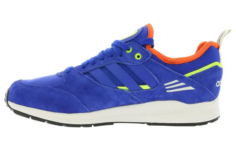 Adidas Originals Racing Cushioning Slip Resistant Low top Running Shoes Men's Blue White