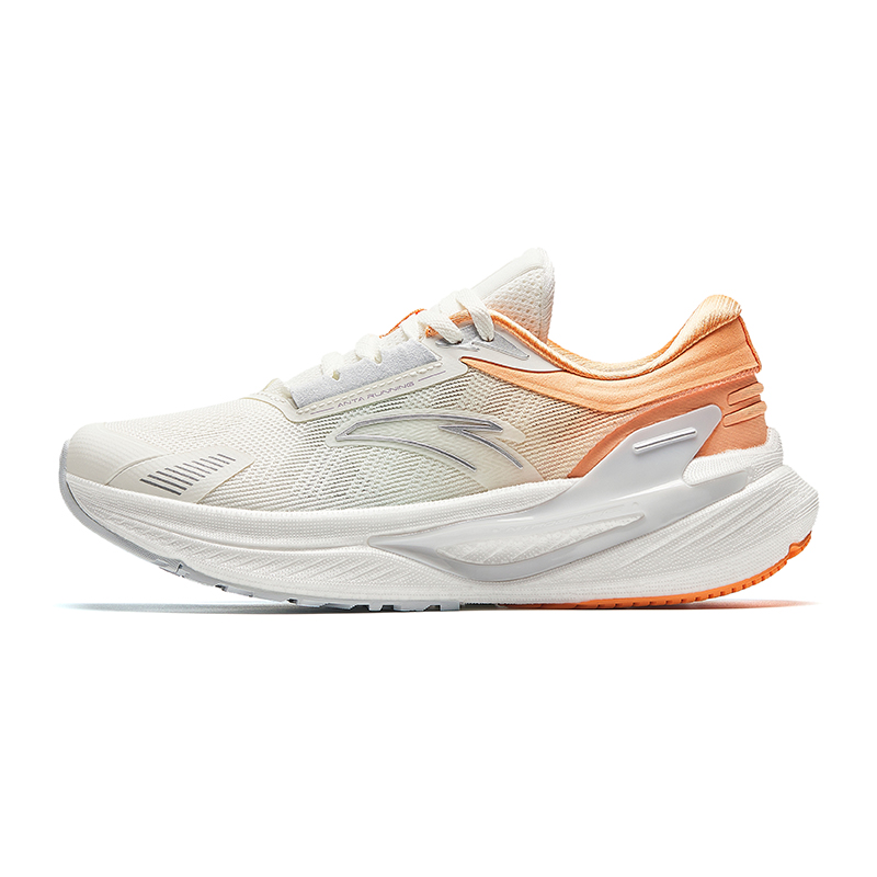 Anta CC Nitrogen Technology Breathable Low top Running Shoes Women’s White Orange