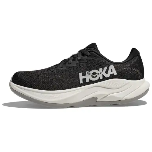 HOKA ONE ONE Slip Resistant Abrasion Resistant Low top Running Shoes Men's Black White