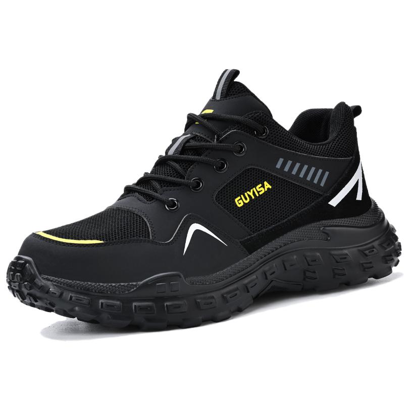 LANOUDUN Abrasion Resistant Slip Resistant Low top Outdoor Shoes Unisex Black