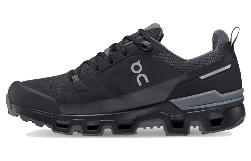 On Cloudwander Slip Resistant Waterproof Low top Running Shoes Men's Black