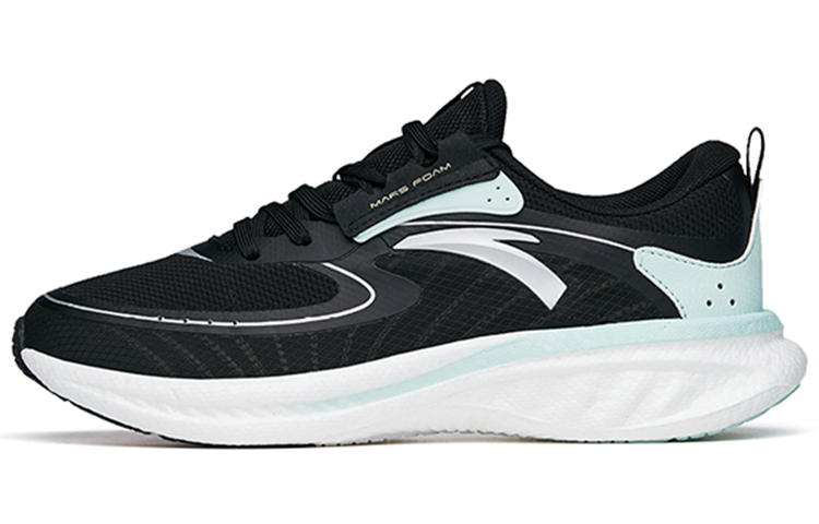 Anta Running Collection Sports Lightweight Breathable Cushioning Low top Running Shoes Women’s Black Blue