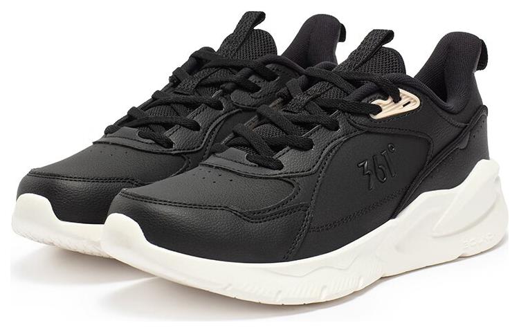 361° Comfortable Cushioning Lightweight Low top Running Shoes Women’s Black Pink