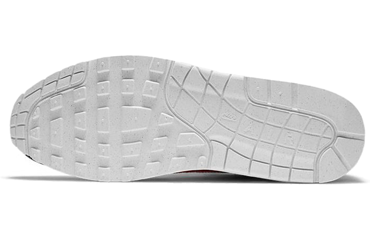 Мужские кроссовки Nike Air Max 1 (черно-оранжевые) — фото 6