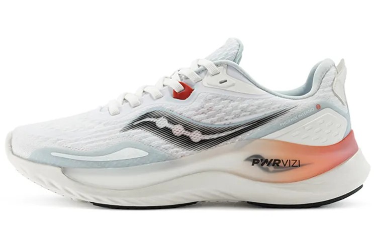 Saucony Phoenix Inferno 2 Cushioning Low top Running Shoes Women's White Red