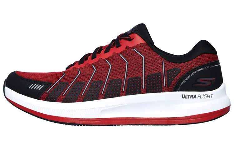 Skechers Go Run Pulse Low top Running Shoes Men's Red Black