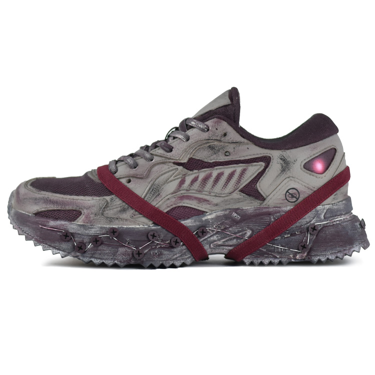 Li Ning Cushioning Slip Resistant Abrasion Resistant Low top Casual Running Shoes Men’s Brown Red