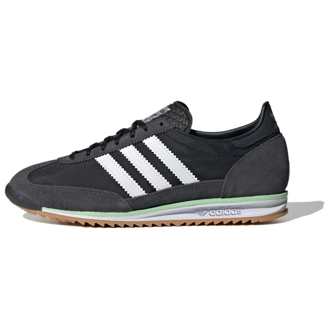 Adidas Originals SL 72 Soft And Comfortable Low top Running Shoes Unisex Black White Gray