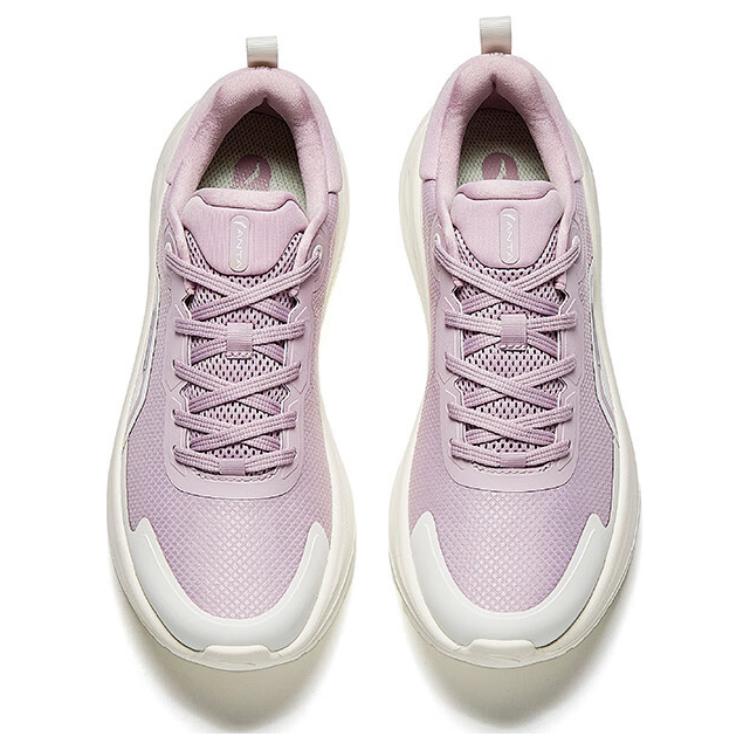 Anta Le Dao Lightweight Cushioning Lightweight Cushioning Low top Casual Running Shoes Women’s Pink White