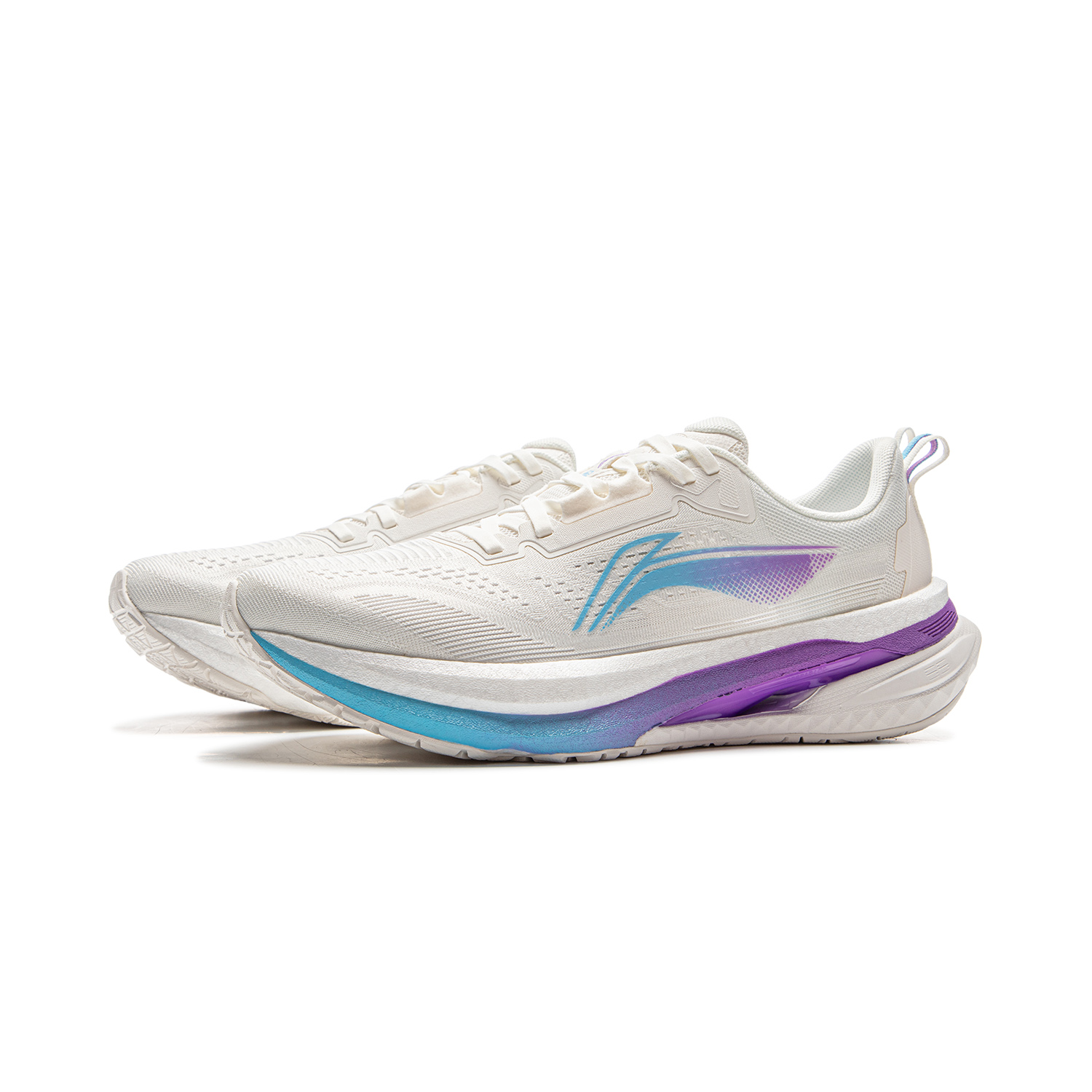 Li Ning 5S 5.0 Low top Li Ning BOOM Technology Casual Sprint Running Shoes Men’s Mist White