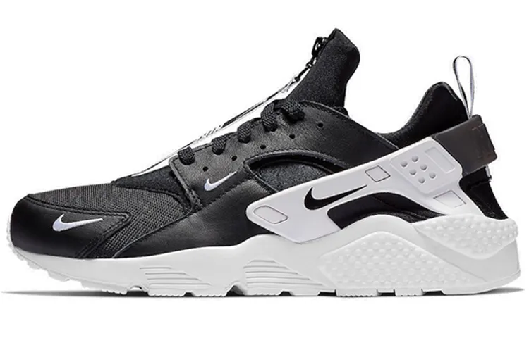 Nike Air Huarache Run Zip Black White
