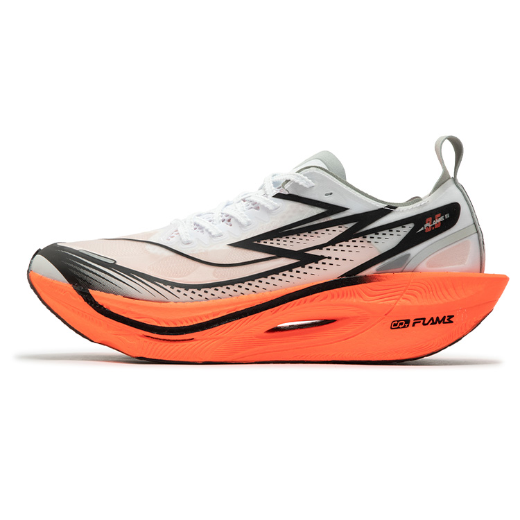 361° Flame 3 .5 Low top Running Shoes Unisex White Orange