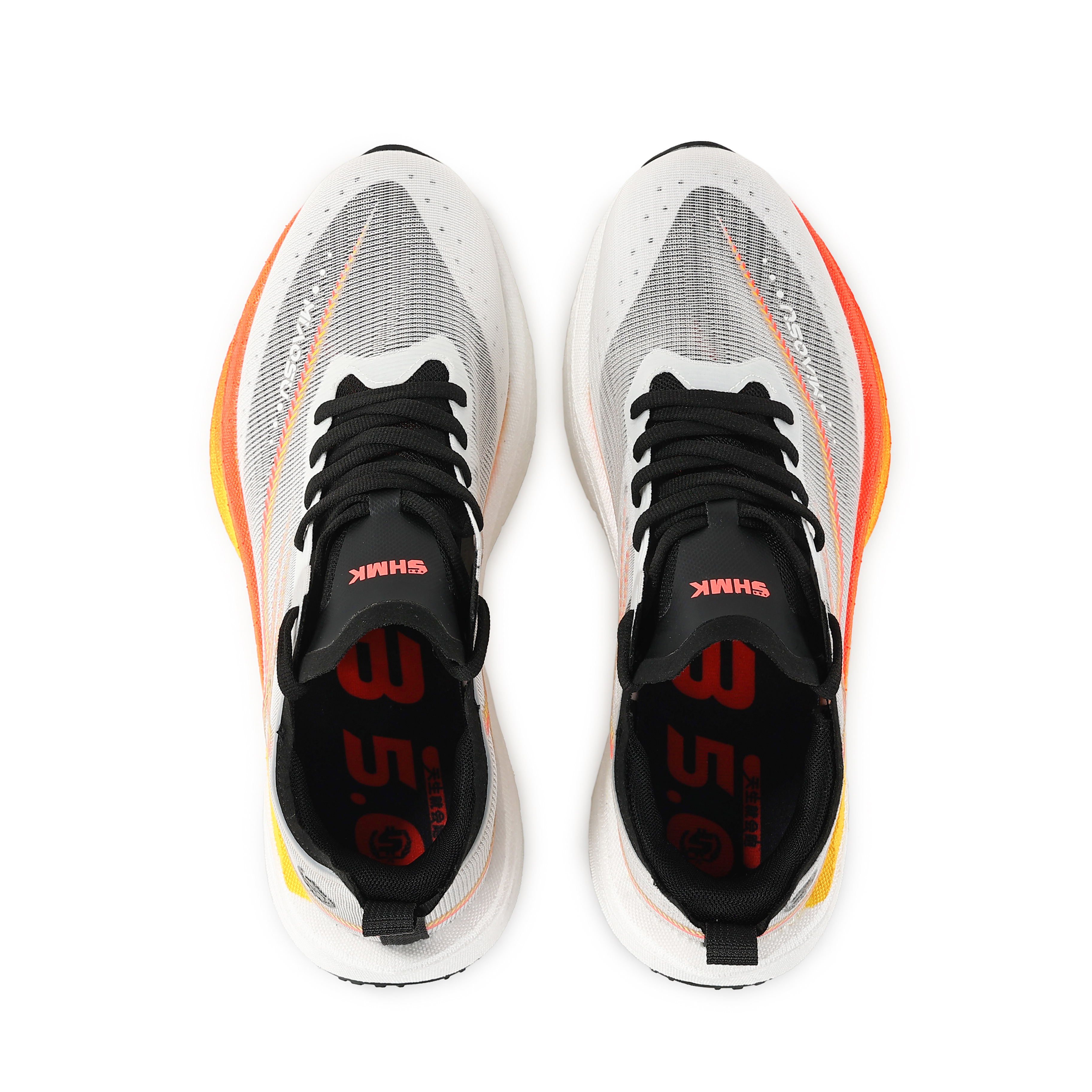 SHMK SUPREME Running Shoes Unisex Low Top Black/Orange