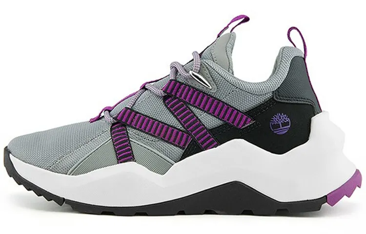Timberland Casual Lightweight Low top Running Shoes Women's Gray Purple