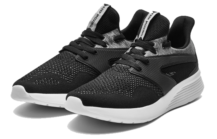 Anta Lightweight Anti Slip Low top Running Shoes Men’s Black Gray