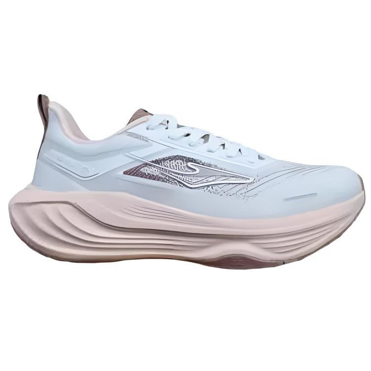Erke Cushioning Breathable Lightweight Low top Casual Running Shoes Women’s Microcrystal White Cinnamon Powders