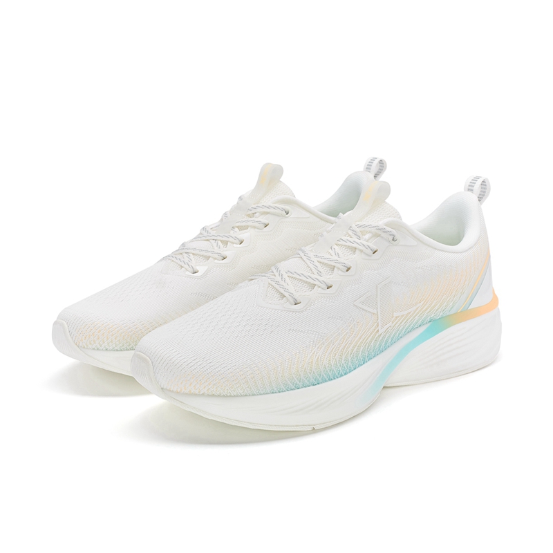 XTEP Slip Resistant And Breathable Slip Resistant And Breathable Low top Running Shoes Women’s White