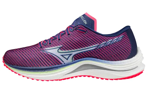 Mizuno WAVE REBELLION Wave Rebellion Low top Running Shoes Women's Purple Blue