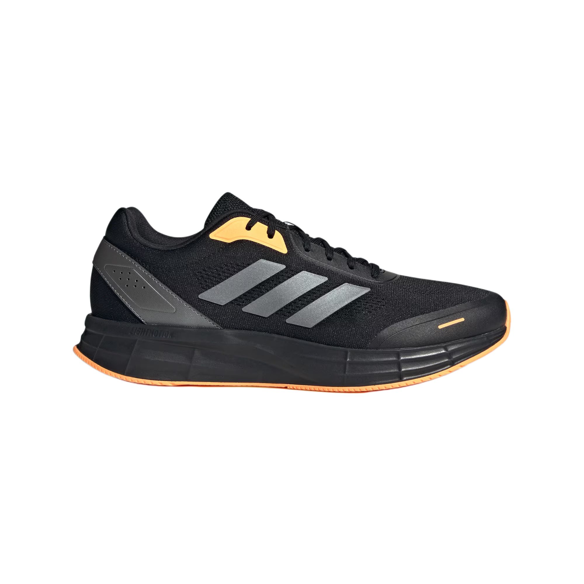 Adidas Duramo 10 Fabric Abrasion Resistant Low top Rubber Running Shoes Unisex Black