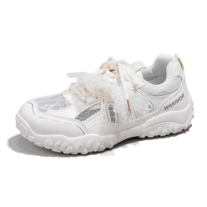 Warrior Abrasion Resistant Breathable Low top Casual Running Shoes Women’s Beige