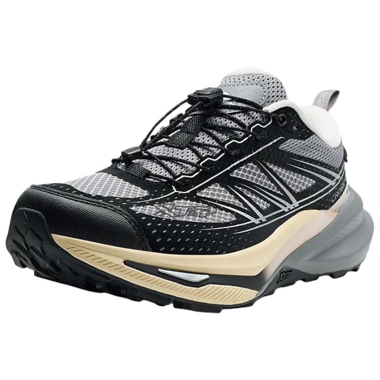 XTEP Mountain Cat Cushioning Slip Resistant Lightweight Low top Casual Running Shoes Women’s Smoke Gray