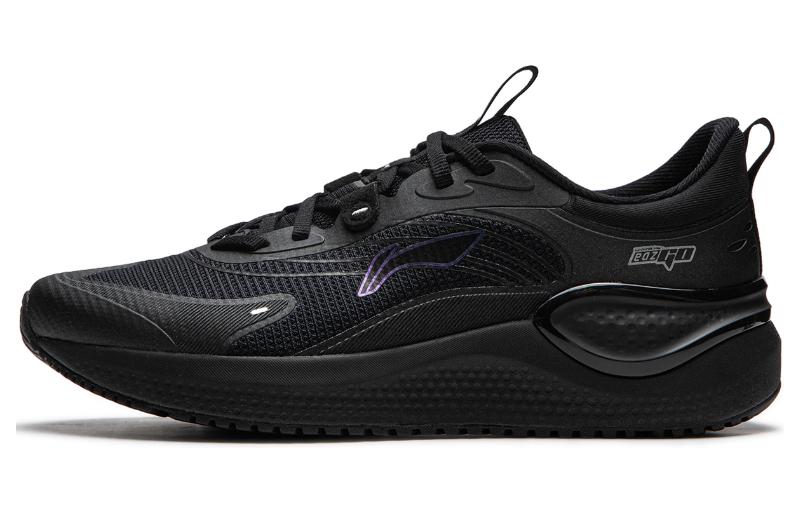 Li Ning Eazgo V2 Cushioning Abrasion Resistant Cushioning, Wear Resistant Low top Running Shoes Women's Black