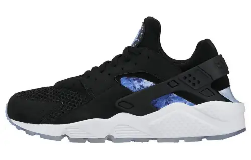 Nike Air Huarache Run Black Persian Violet Aluminum
