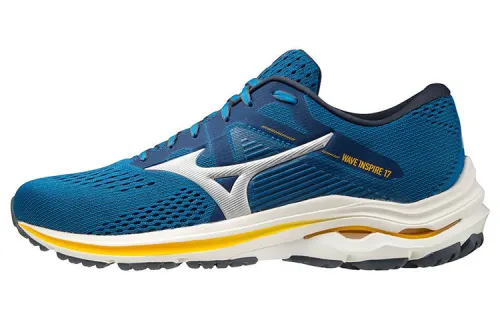 Mizuno Wave Inspire 17 Running Shoes Men's Low Top Blue/White
