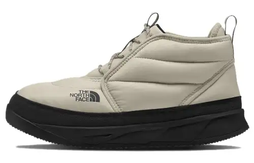 THE NORTH FACE Nse Chukkas Cushioning Height Increasing Comfortable Ankle Length Outdoor Boots Men's White Gray