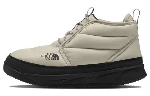 THE NORTH FACE Nse Chukkas Cushioning Height Increasing Comfortable Ankle Length Outdoor Boots Men's White Gray