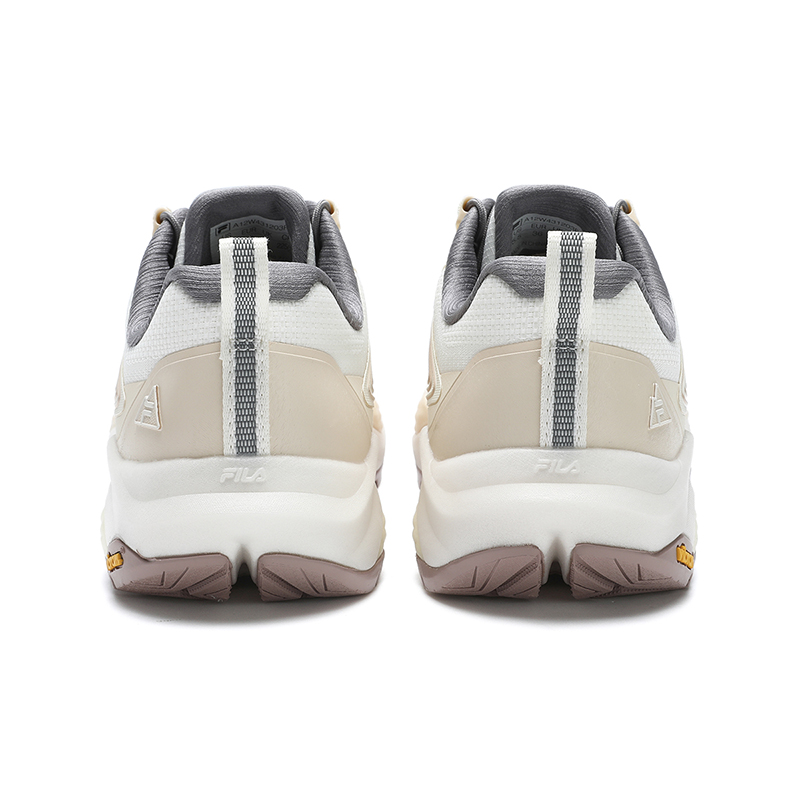 FILA Abrasion Resistant Low top Outdoor Shoes Women’s Milk White/Sunset Yellow