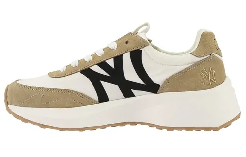 MLB Chunky Jogger New York Yankees Slip Resistant Abrasion Resistant Low top Chunky Sneakers Unisex Khaki