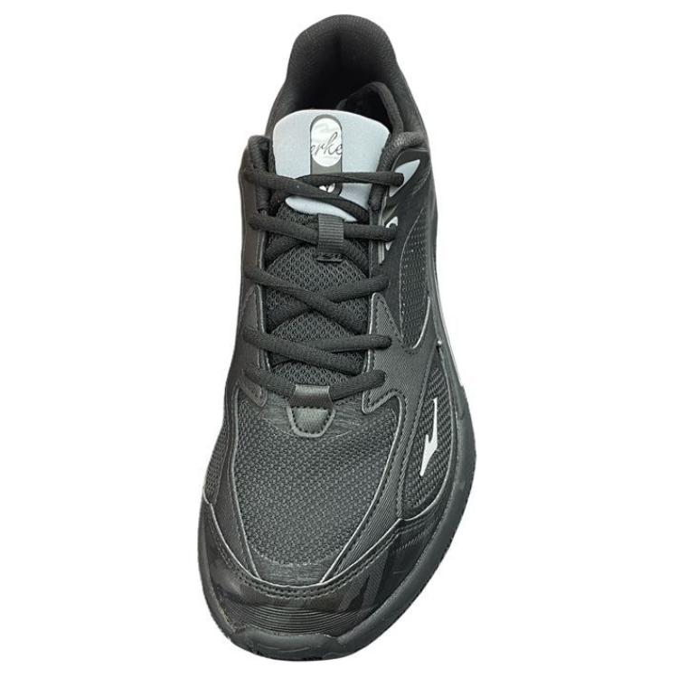 Erke Abrasion Resistant Breathable Low top Running Shoes Men’s Jet Black